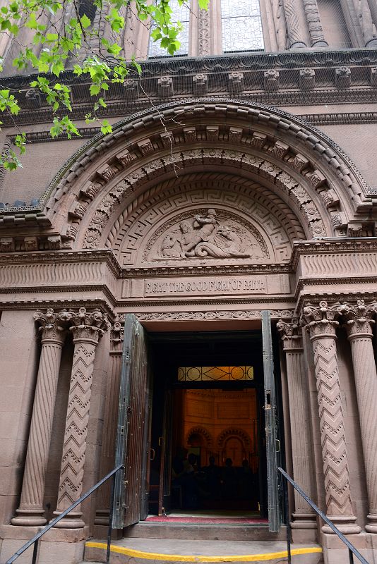 14-2 Entrance Door To St Georges Episcopal Church Near Union Square Park New York City